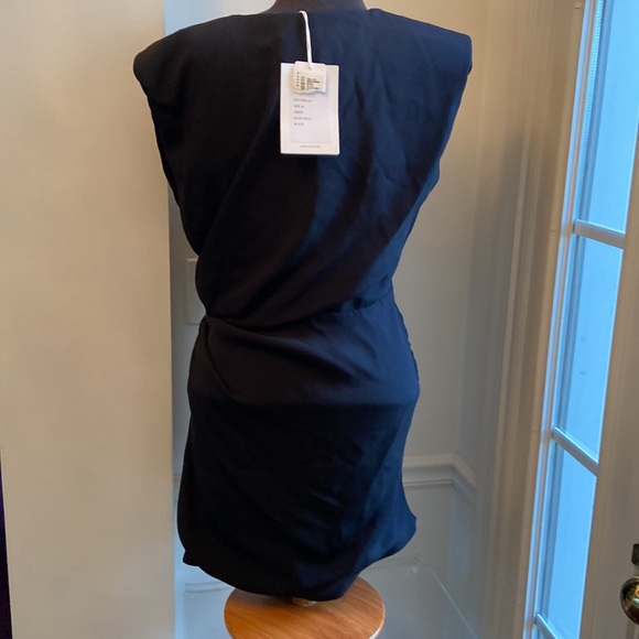 NWT CARMEN MARCH GATHERED CREPE MINI DRESS - Picture 11 of 16